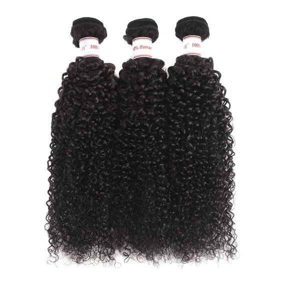 Brazilian Curly Hair Weave 3 Bundles With Closure main image 6